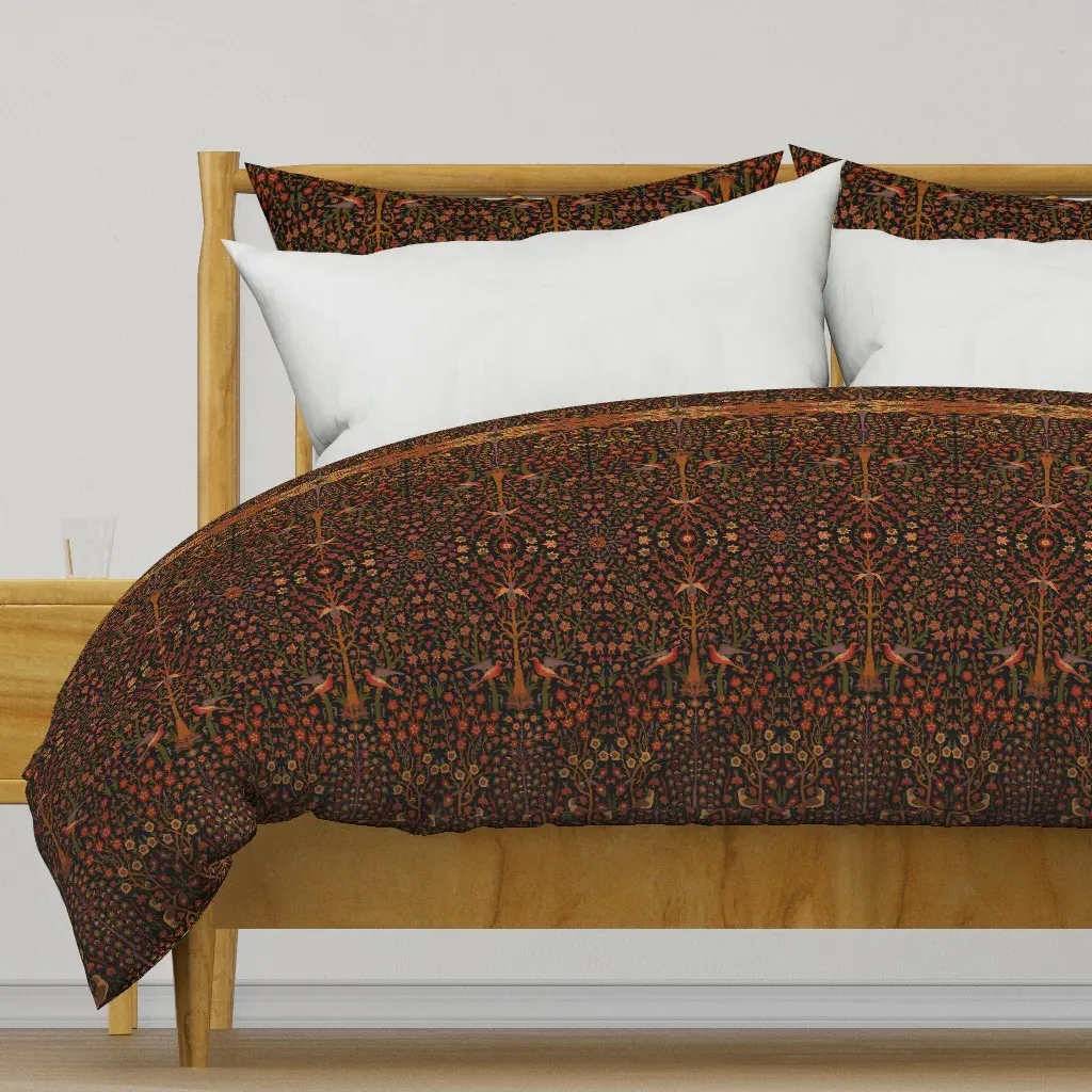 Garden Of Paradise 3C Duvet Cover - Crimson product