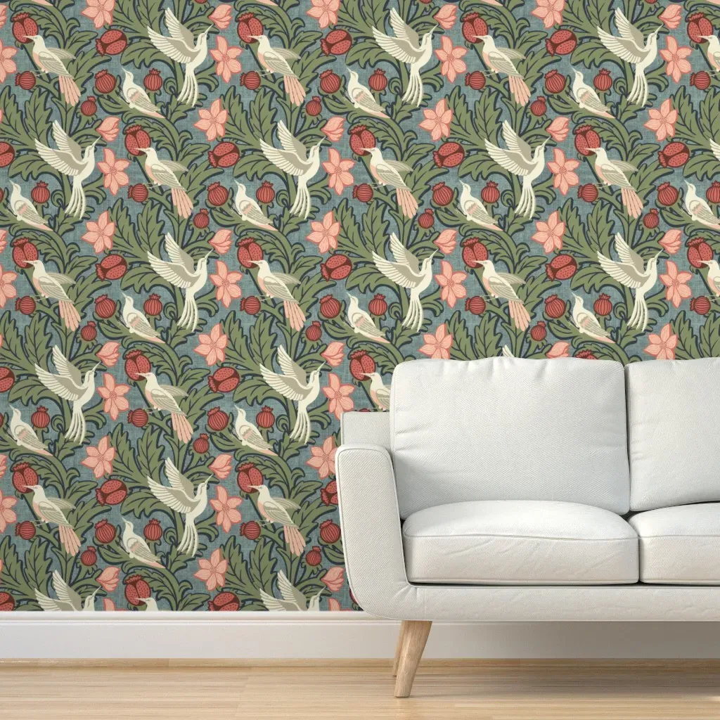 Garden Whispers Peel and Stick Wallpaper - Cream product