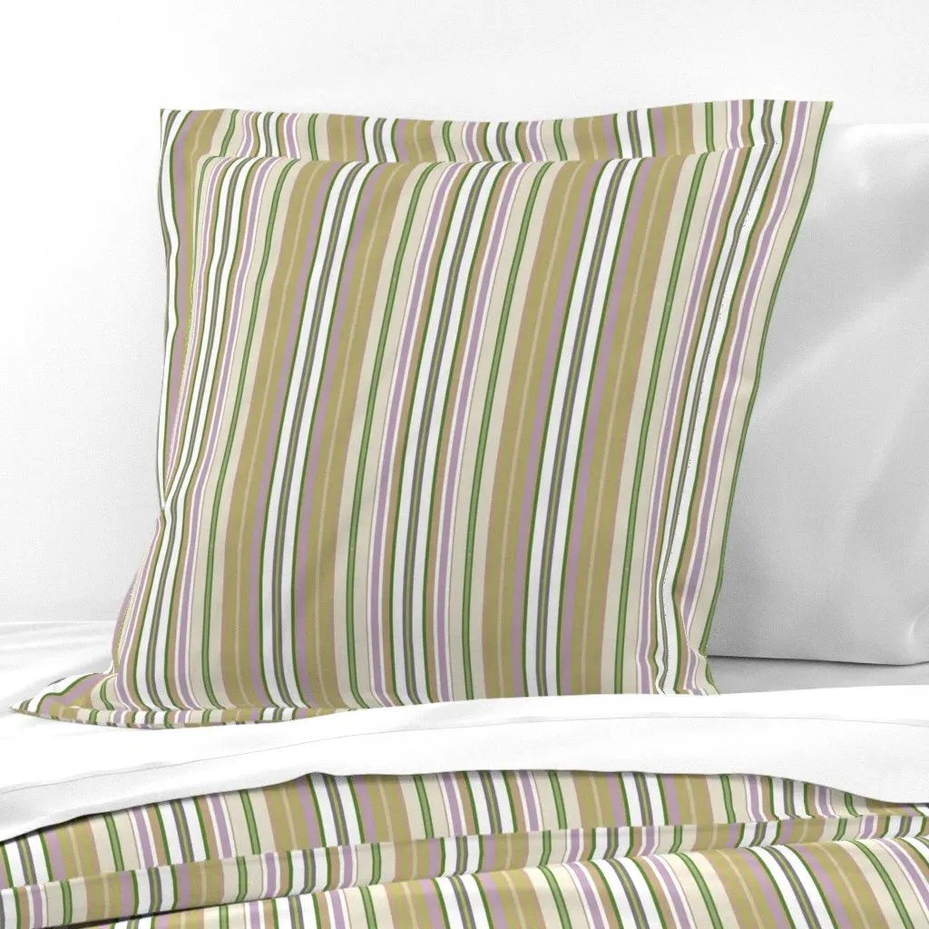 Gardenia Stripe Euro Pillow Sham - Beige product