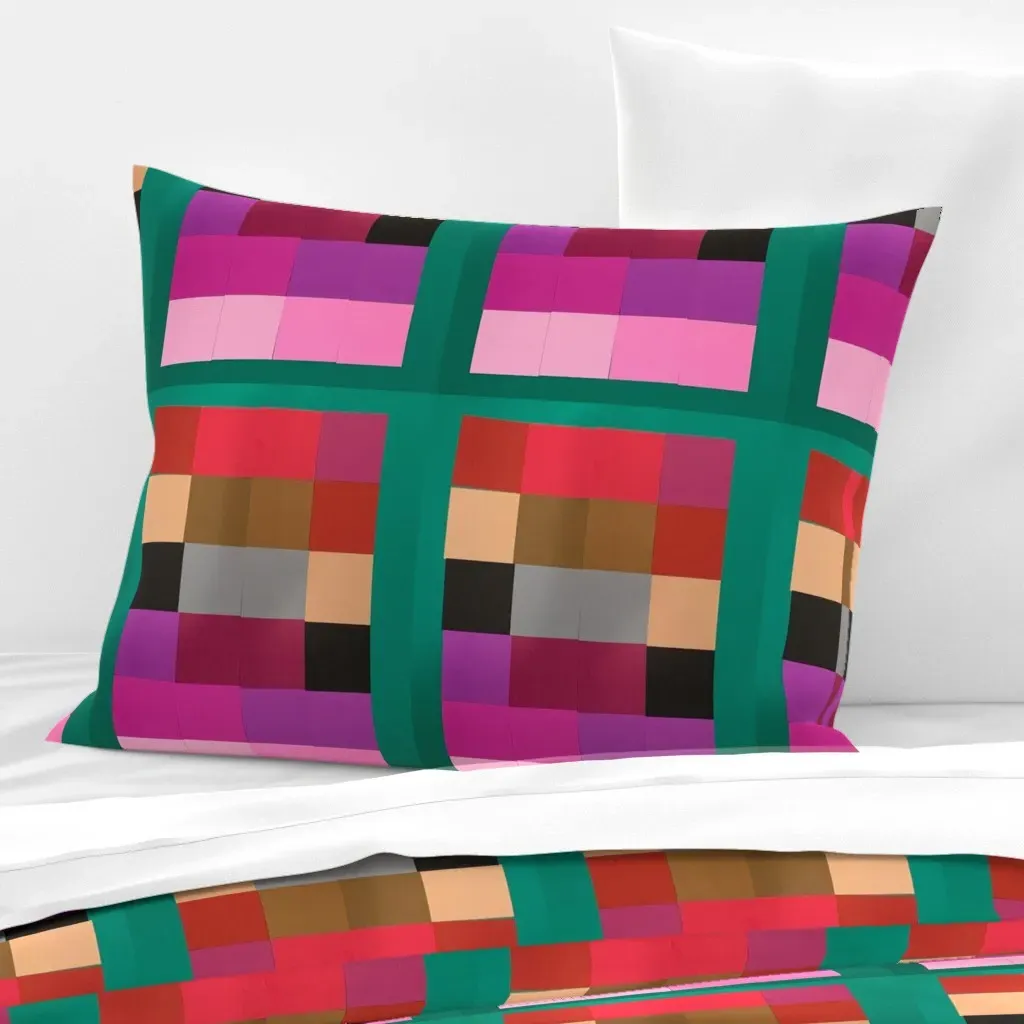 Gcake 9 Wide Standard Knife Edge Cushion Cover - Purple, Cotton Sateen product