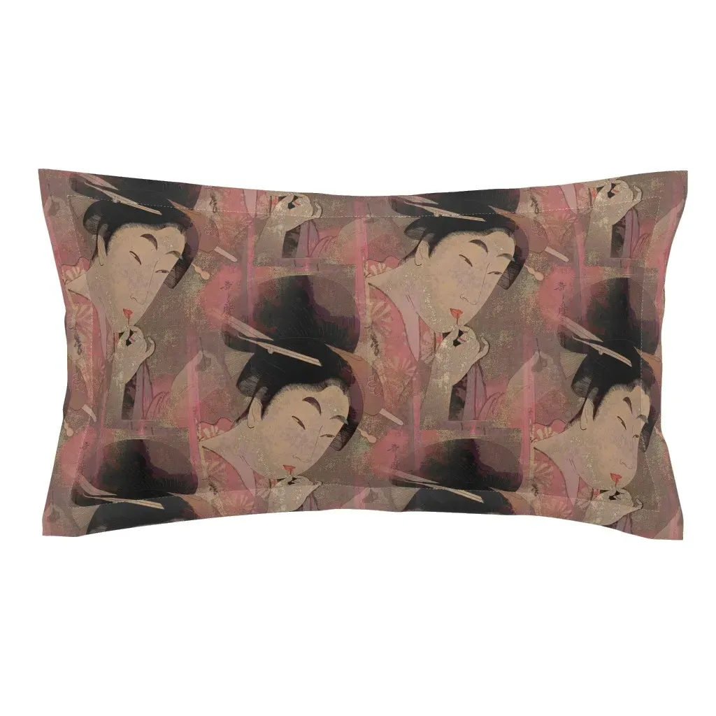 Geisha Pretty In Pink King Pillow Sham - Pink product