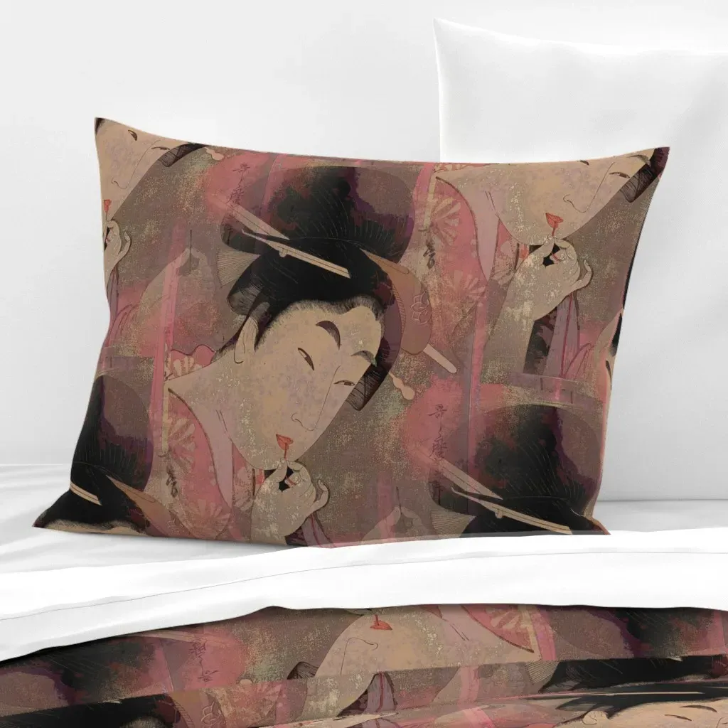 Geisha Pretty In Pink Standard Knife Edge Cushion Cover - Pink, Cotton Sateen product