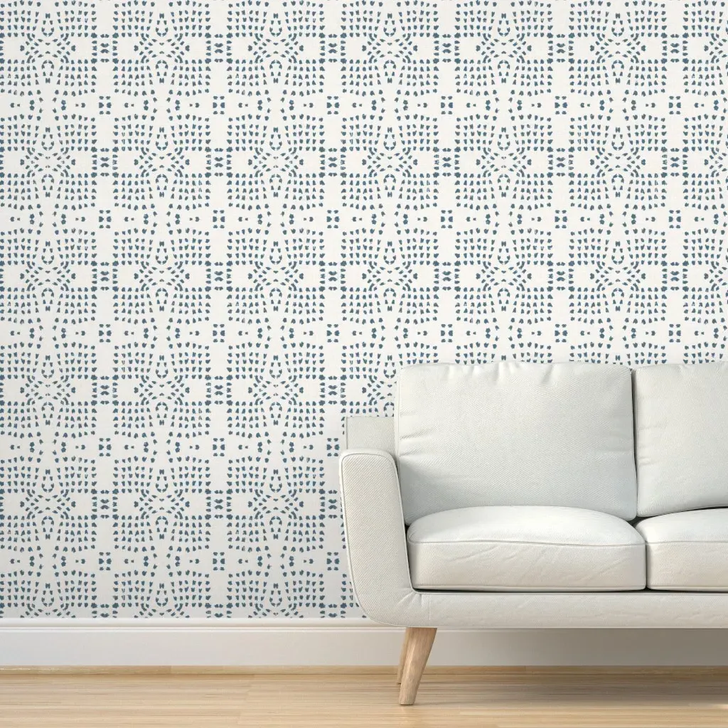 Gemma Peel and Stick Wallpaper - Mint, Gray, Green product