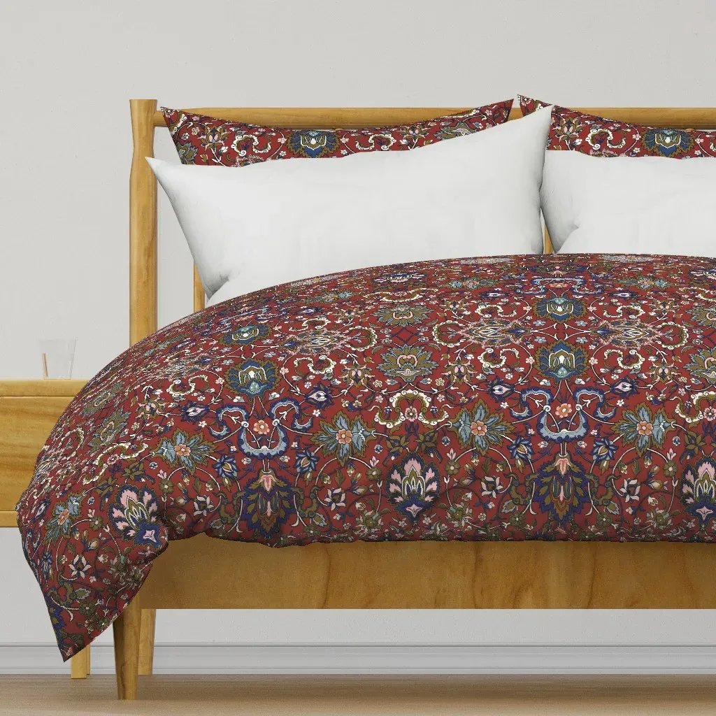 Genni's Tapestry Annii Duvet Cover - Crimson Red product