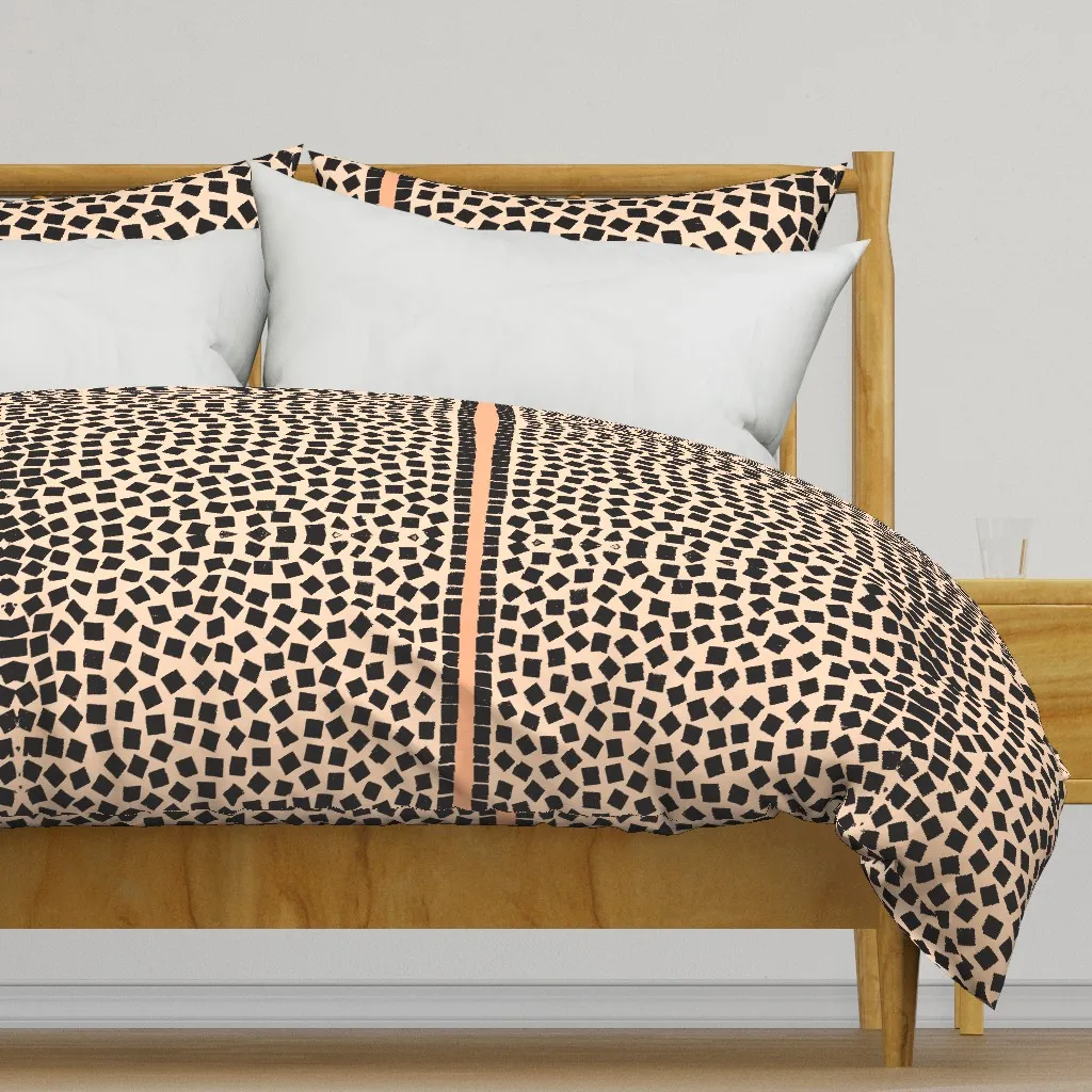 Gentle Does It Larger Duvet Cover - Black product