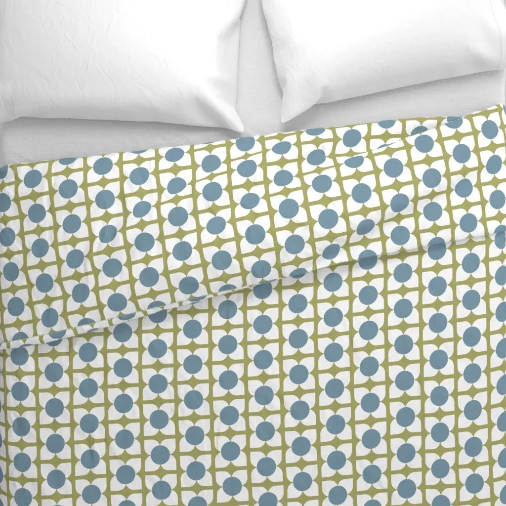 Geo Floral Neutral Scandi Duvet Cover alternate view