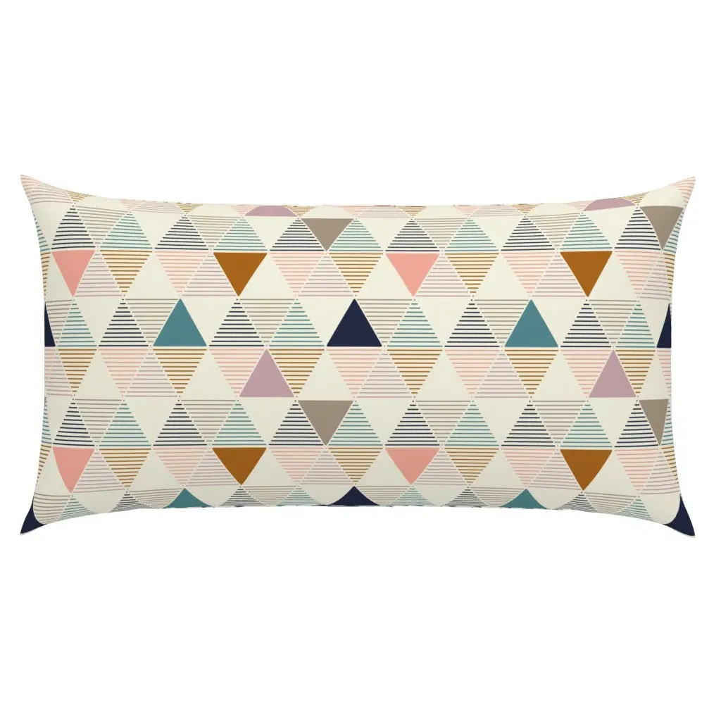 Geometric Vintage King Pillow Sham - Beige product