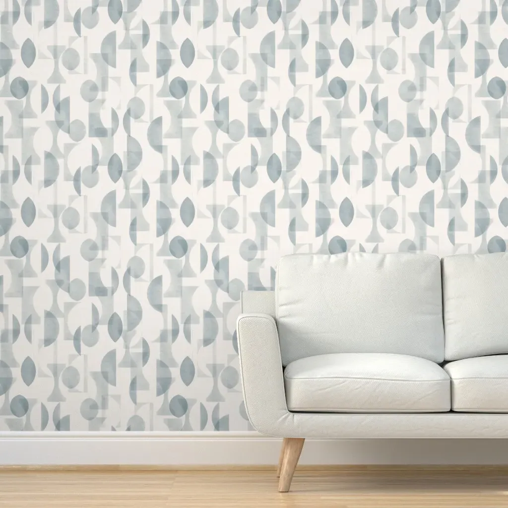Geometrica Peel and Stick Wallpaper - Blue product