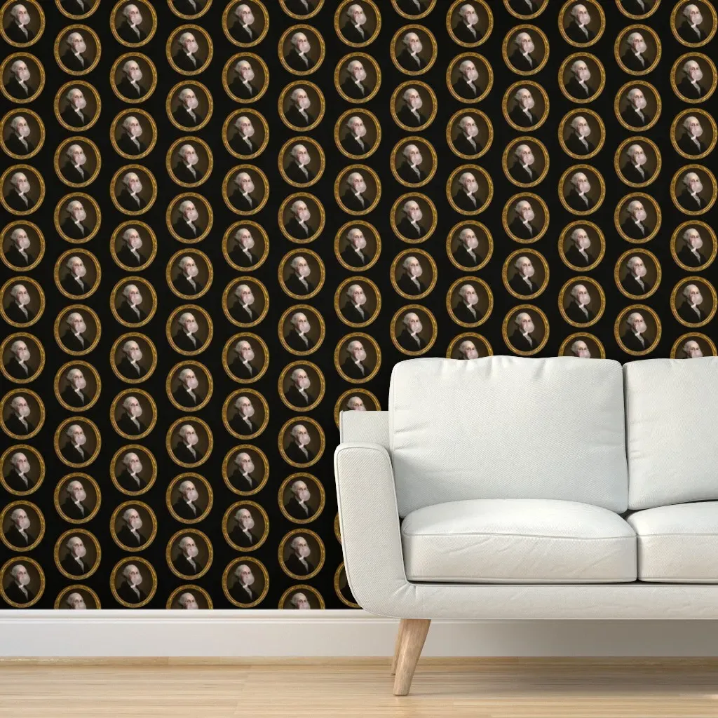 George Bubble Gum Series Peel and Stick Wallpaper - Brown product