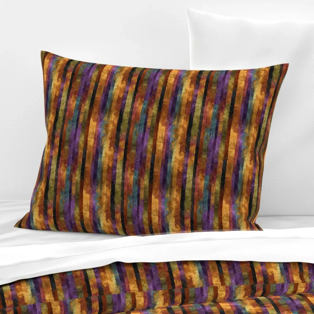 Gilded Stripes Standard Knife Edge Cushion Cover - Cotton Sateen product