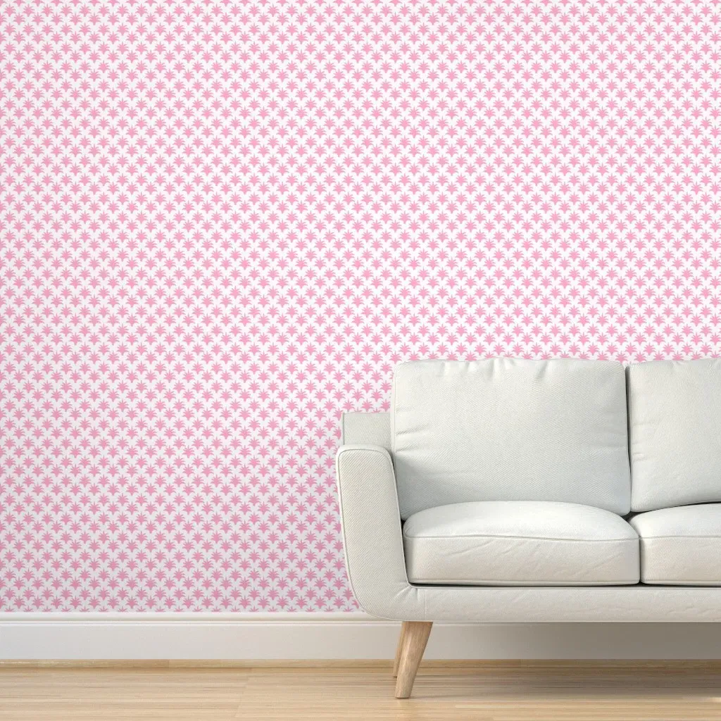 Gillian Pinecone4 Peel and Stick Wallpaper - Pink, Textured product