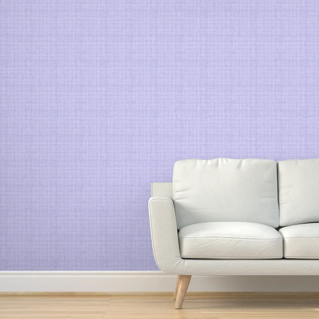 Gingham Check Plaid Peel and Stick Wallpaper - Lavender product