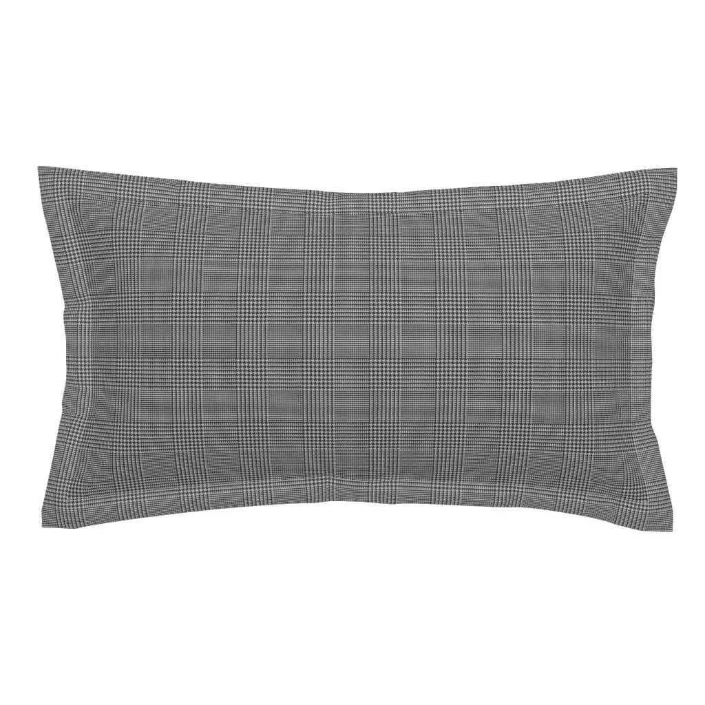 Glen Plaid King Pillow Sham - Dark Gray product