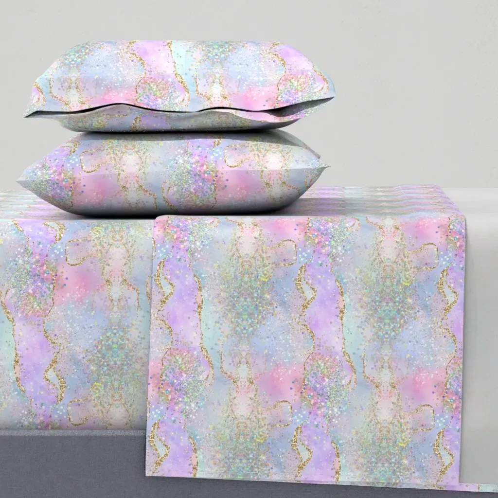 Glittery Dream Full Sheet Set - Lavender product