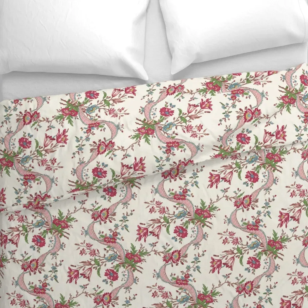 Gloucester Floral Duvet Cover - Pink alternate view