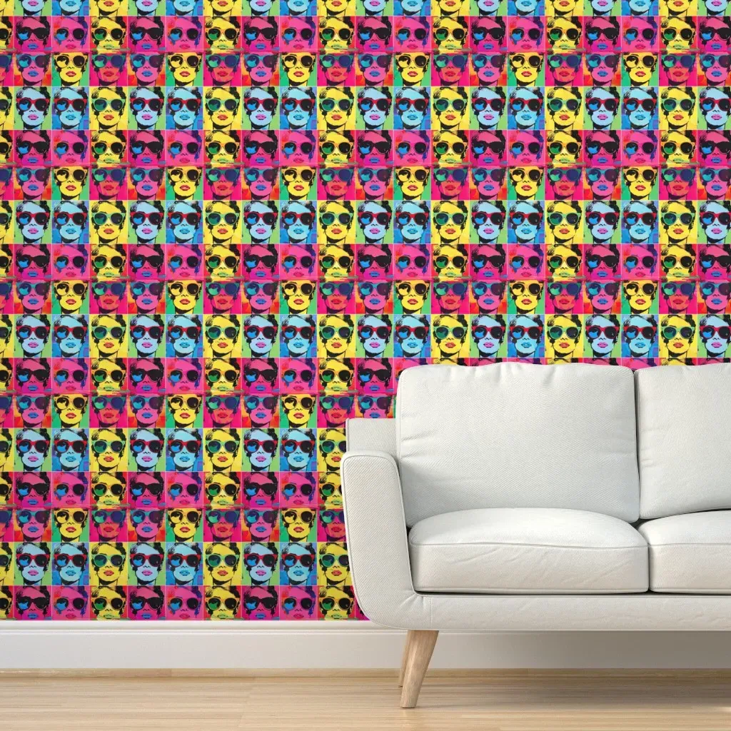 Golden Era Elegance Classic Starlet Peel and Stick Wallpaper - Pink product