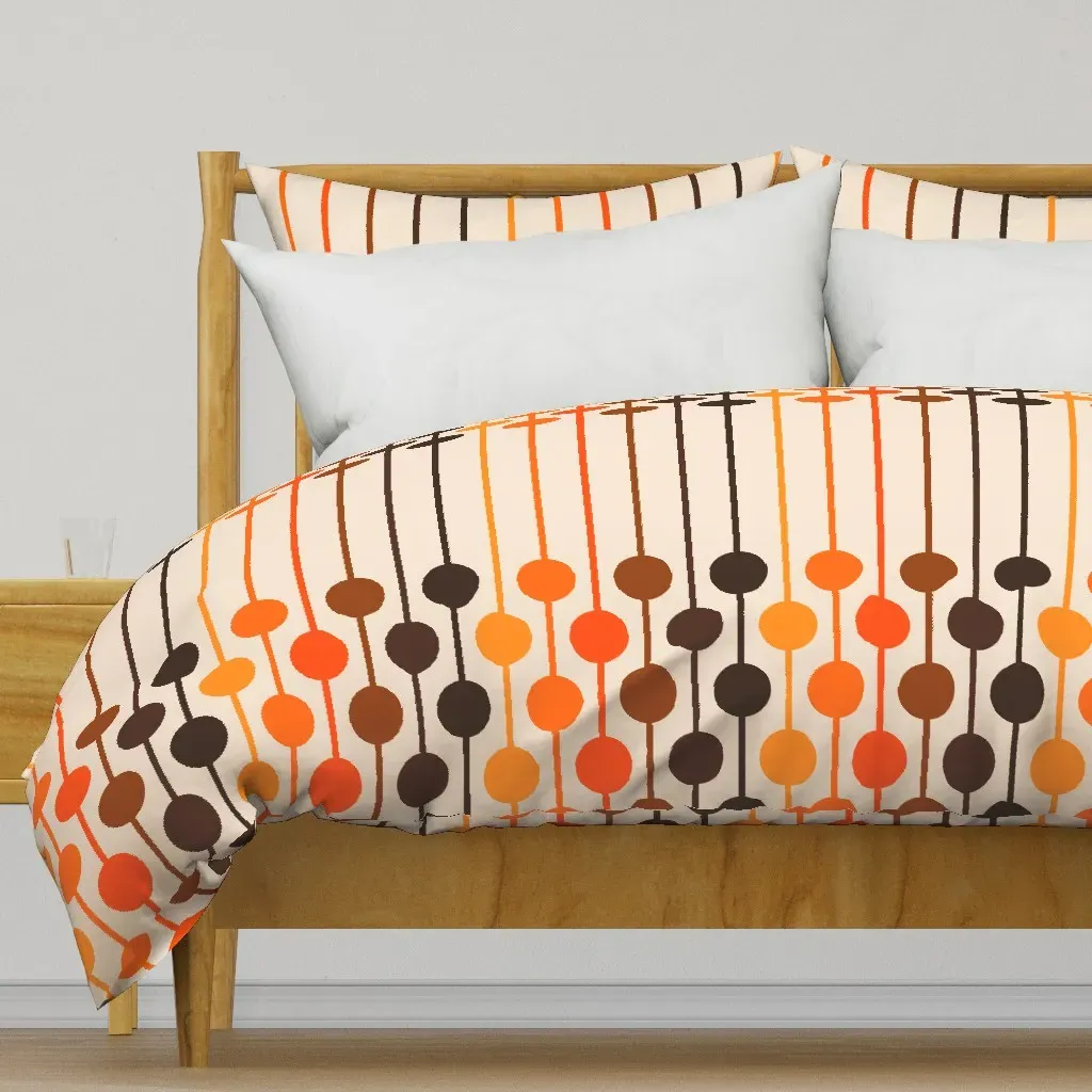 Golden Sixlet Duvet Cover - Orange product