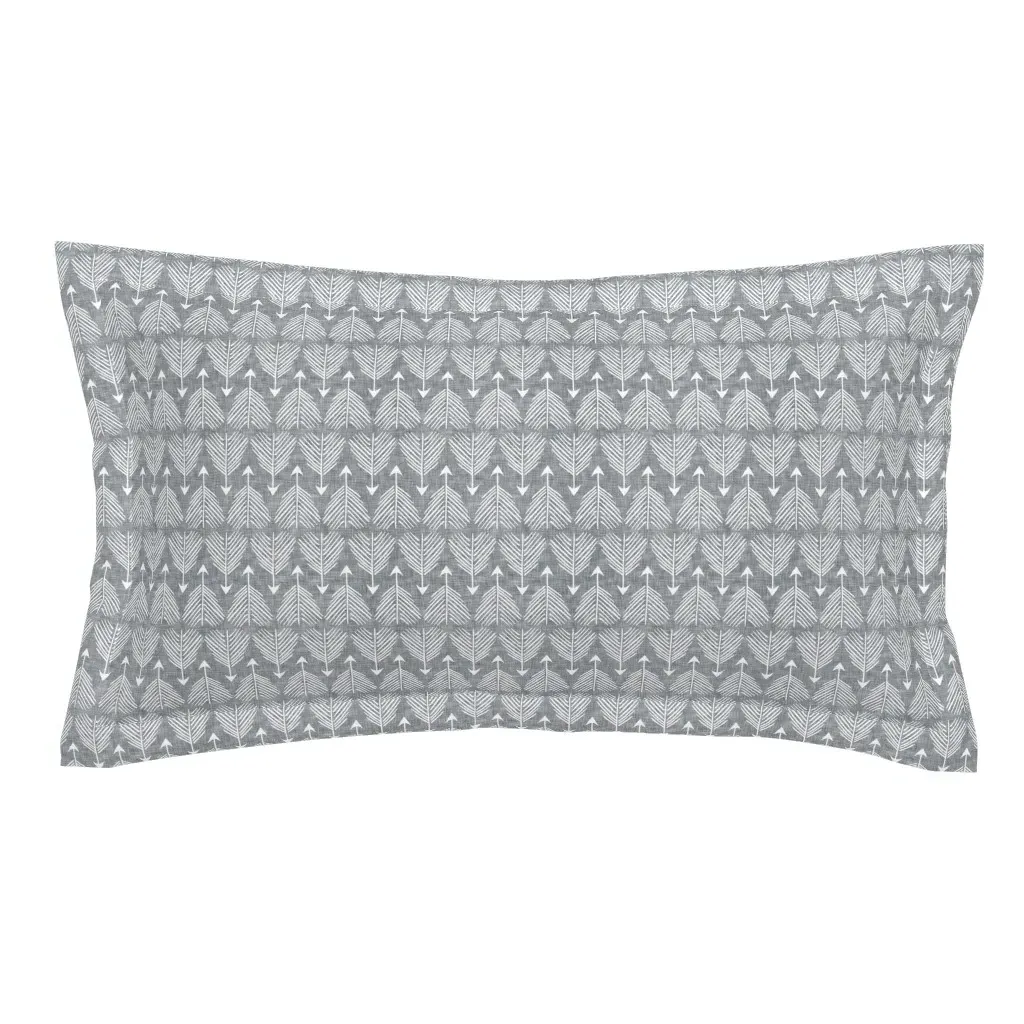 Good Shot King Pillow Sham - White, Linen product