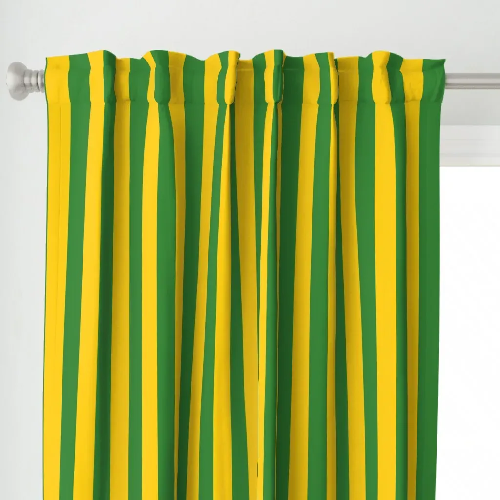 Goodnight Small Scale Curtain Panel - Yellow alternate view