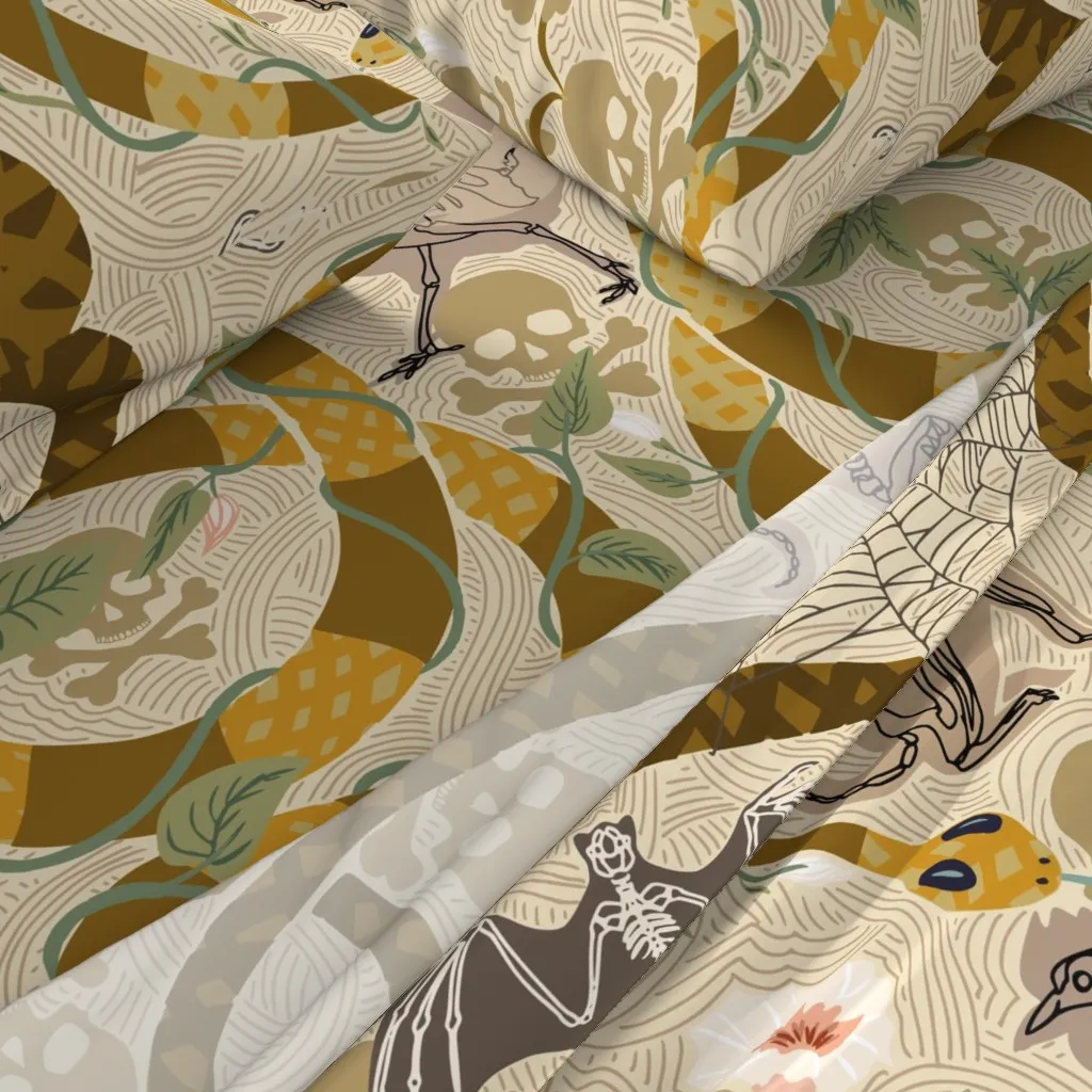 Gothic Cottage Warm Earthy King Sheet Set - Mustard Yellow alternate view