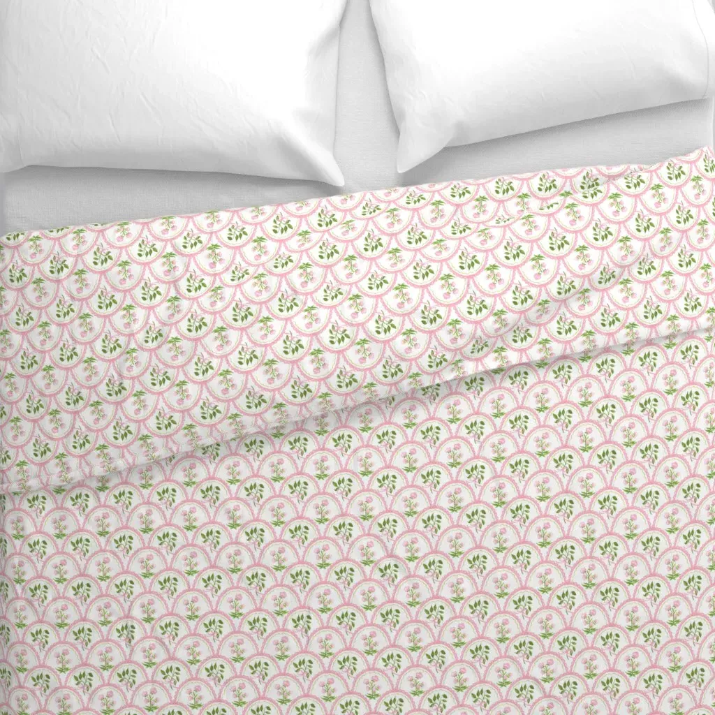 Grand Millennial Duvet Cover - Pink alternate view