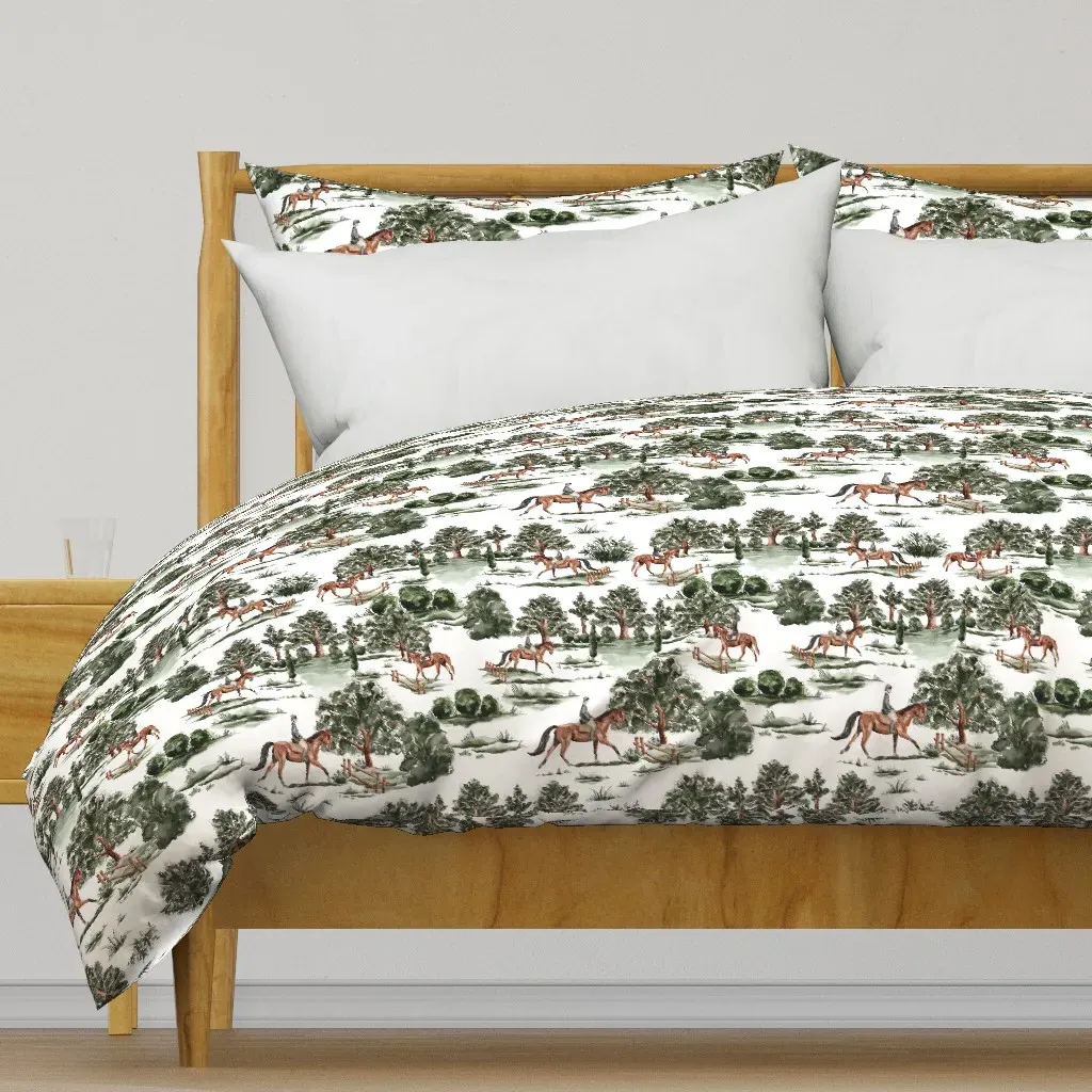 Grandmillennial English Duvet Cover - Brown product