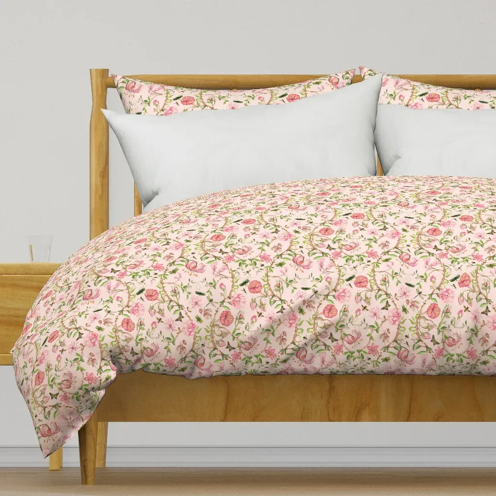 Grandmillennial Rococo Duvet Cover - Pink product