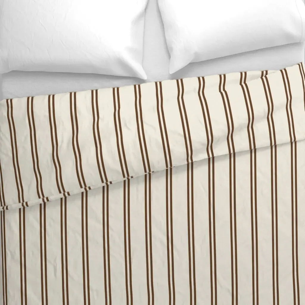 Granny Chic Double Shadow Duvet Cover - Brown alternate view