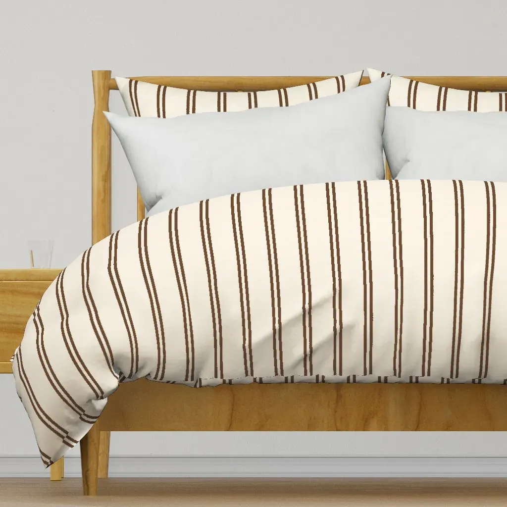 Granny Chic Double Shadow Duvet Cover - Brown product