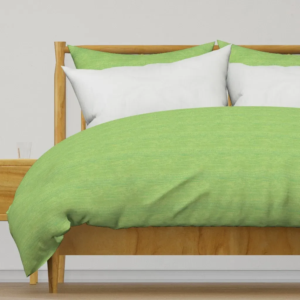 Granulating Watercolor Duvet Cover - Light Green product