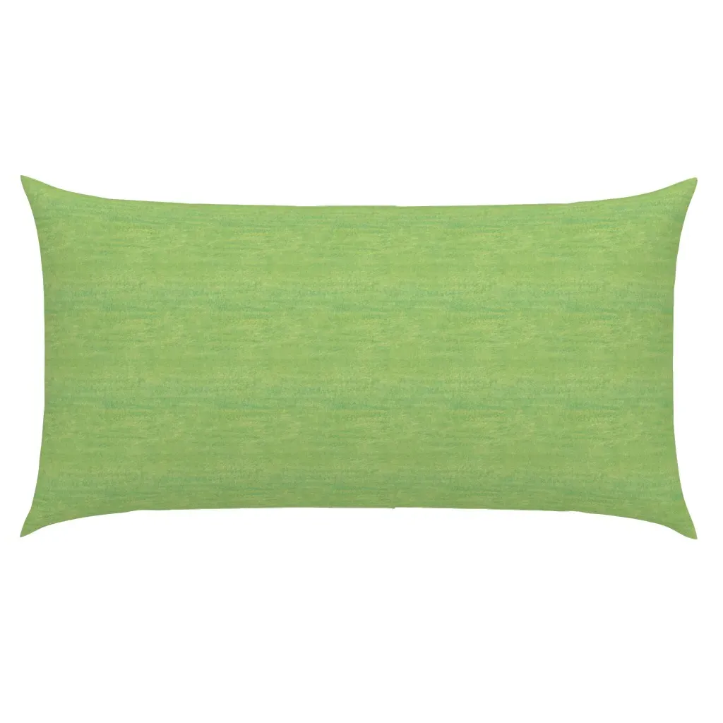 Granulating Watercolor Oolong King Pillow Sham - Light Green product