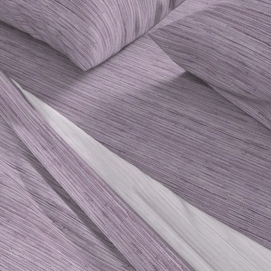 Grasscloth Full Sheet Set - Lavender alternate view