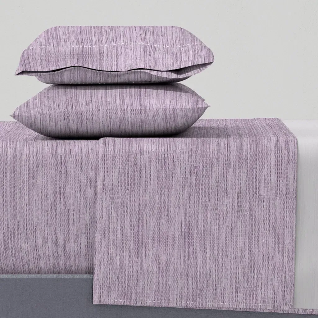 Grasscloth Full Sheet Set - Lavender product