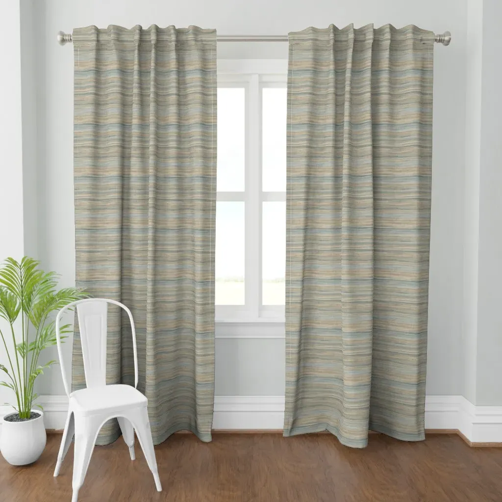 Grasscloth Harmony Hues Curtain Panel - Taupe product