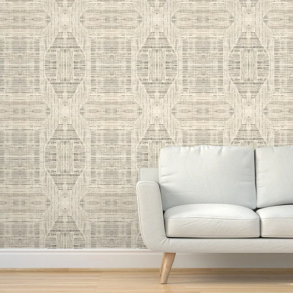 Grasscloth X-Pression Peel and Stick Wallpaper - Beige product