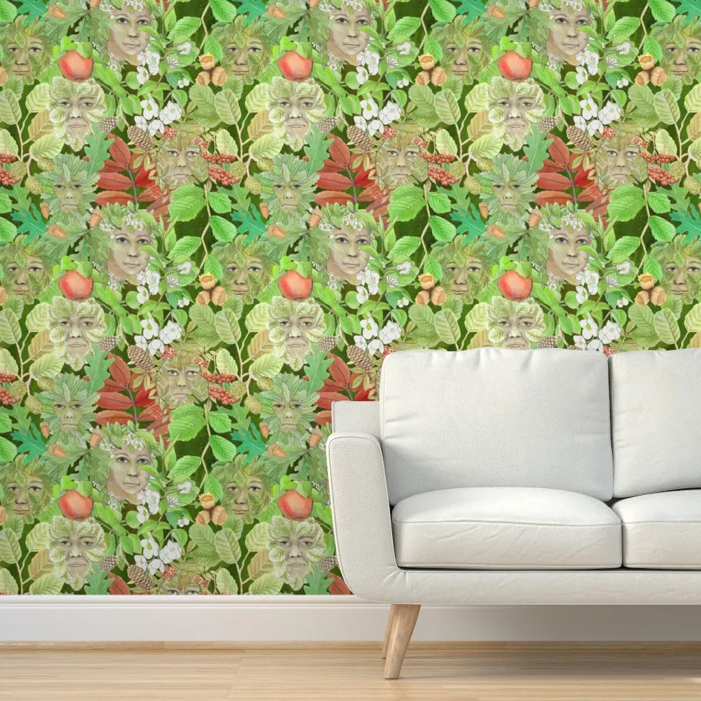 Greenman Peel and Stick Wallpaper - Green product
