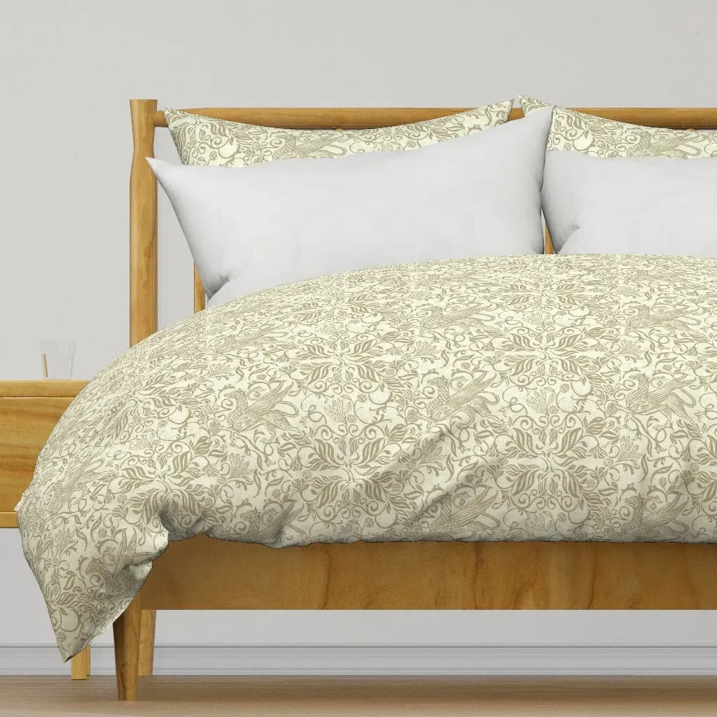 Griffin-Ivory Tan Light Duvet Cover - Beige product