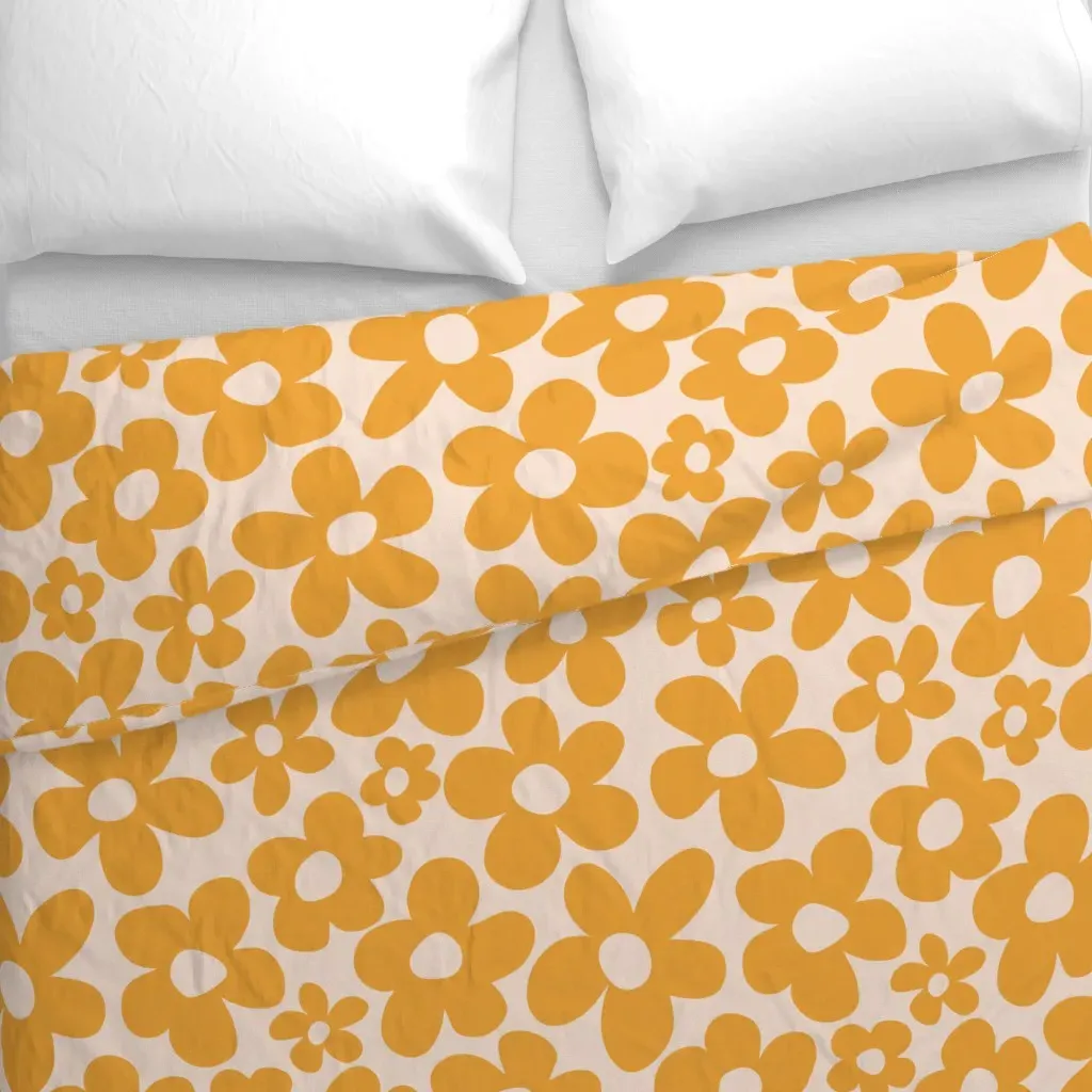 Groovy Psychedelic Duvet Cover - Orange alternate view
