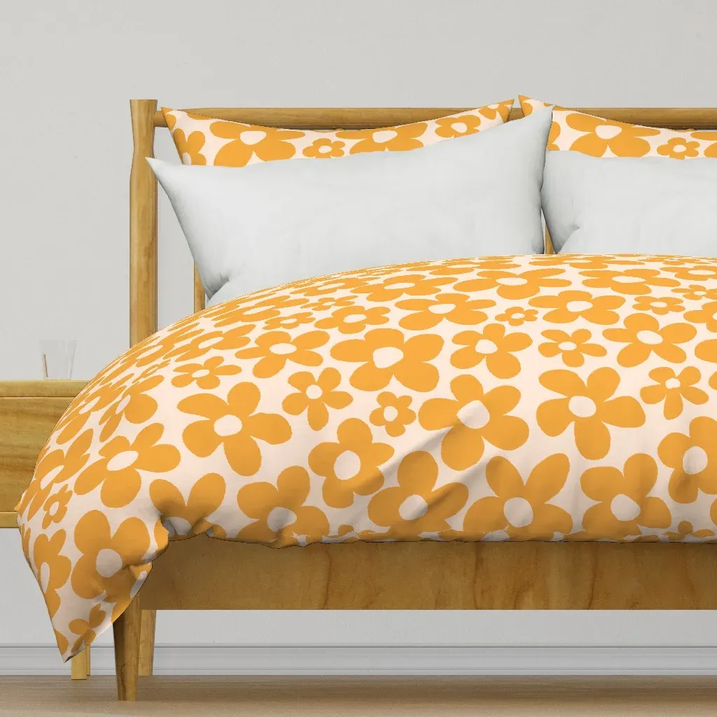 Groovy Psychedelic Duvet Cover - Orange product