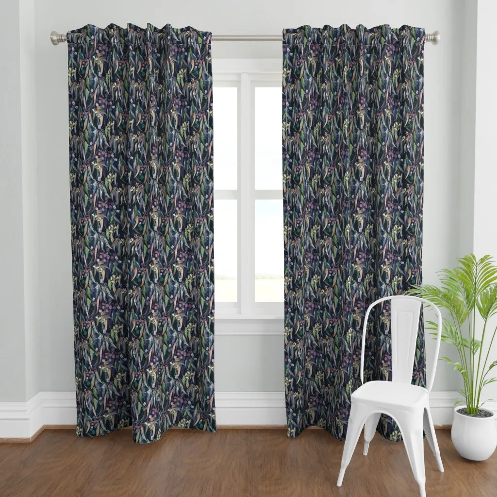 Gum Forest Mid Tone Curtain Panel - Dark Teal product
