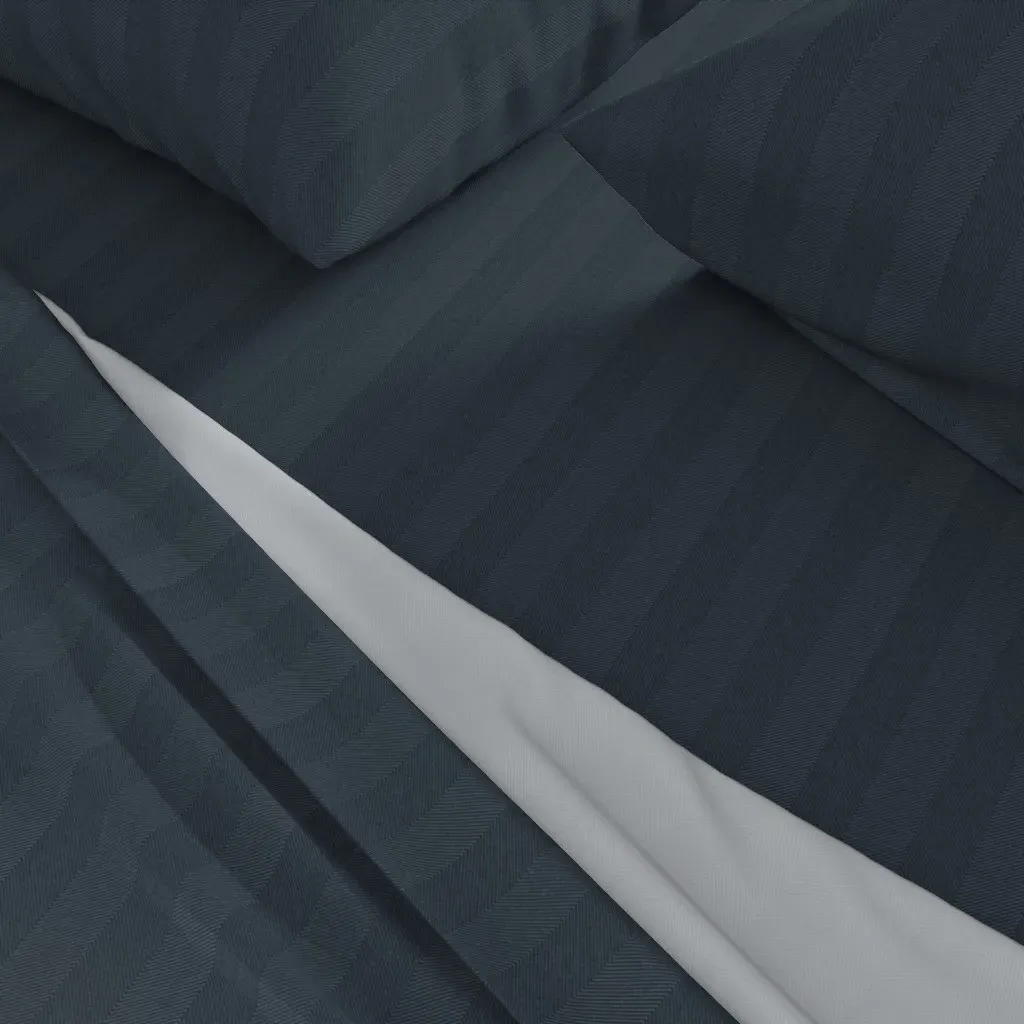 Hale-Navy-Blue Hc-154 Queen Size Sheet Set - Dark Blue alternate view