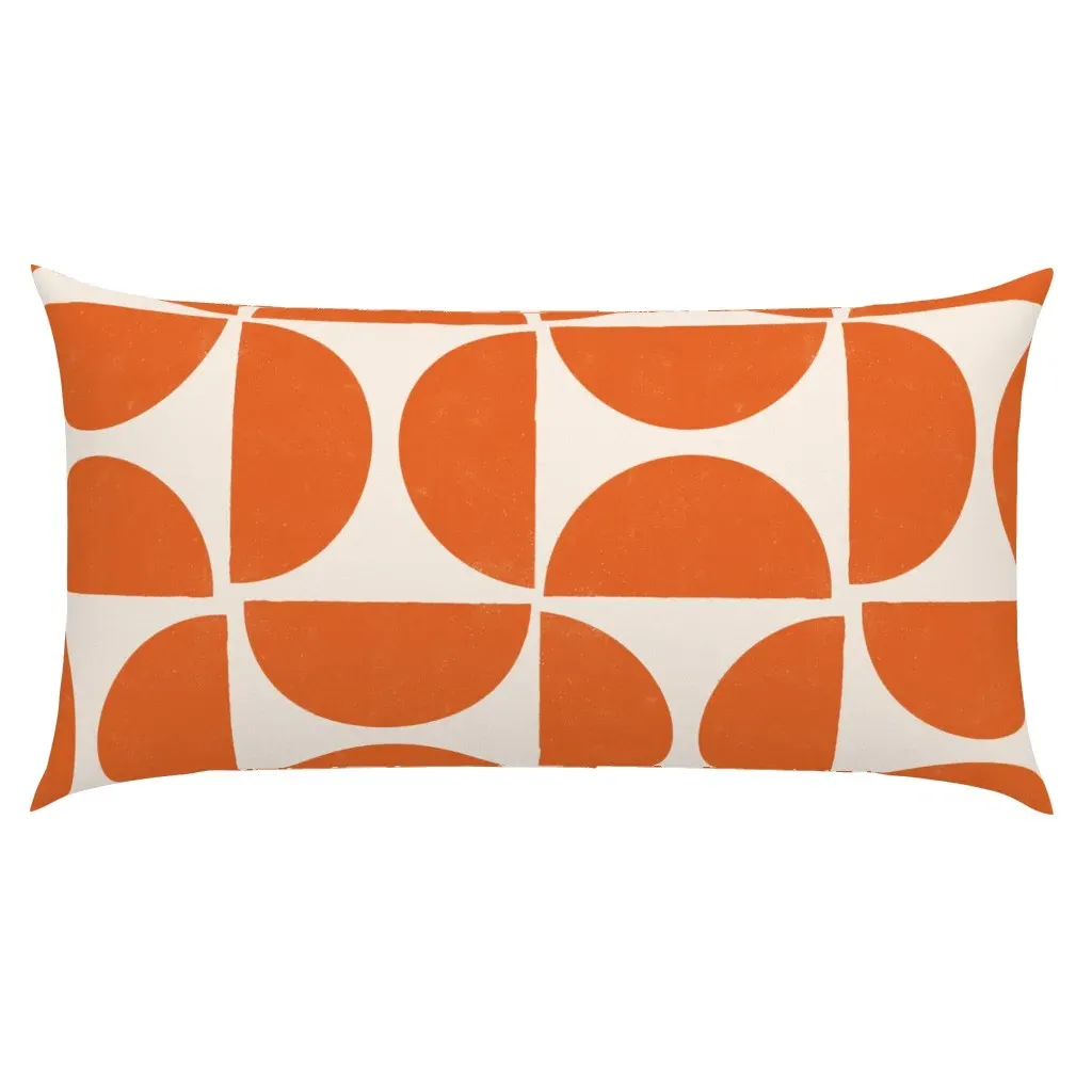Half Moon King Size Pillow Sham - Burnt Orange product