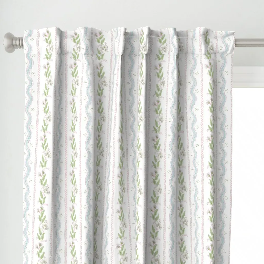 Half Scale Curtain Panel - Pale Pink alternate view