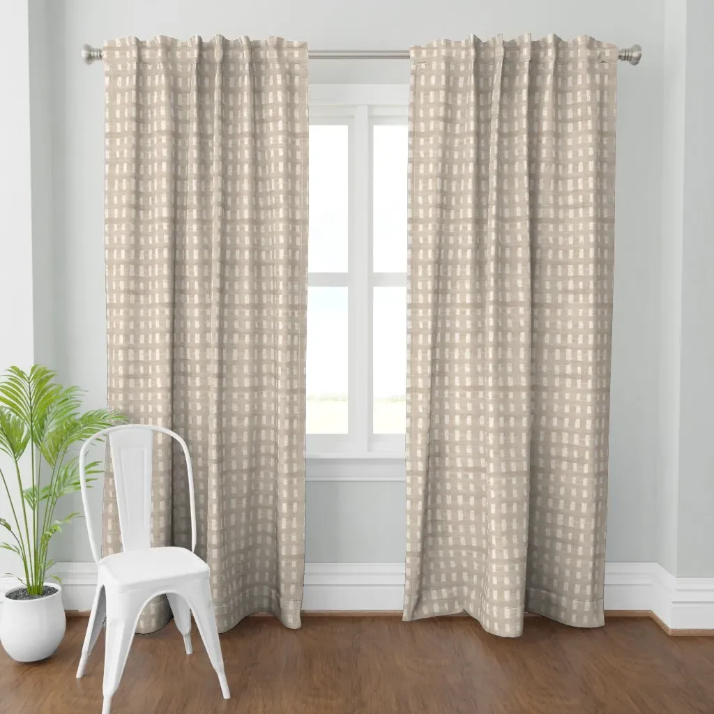 Hali Vintage Fawn Light Curtain Panel - Beige product