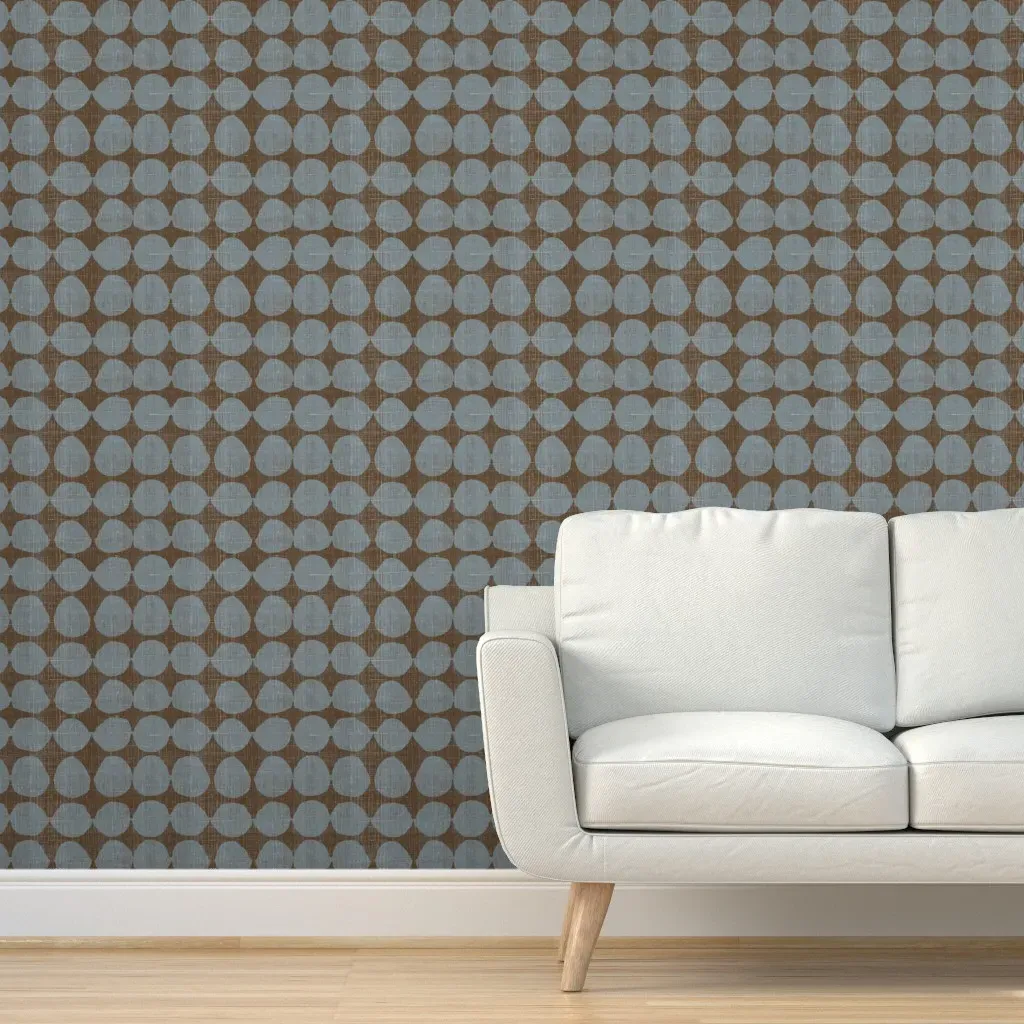 Hali Vintage Folk Peel and Stick Wallpaper - Brown product