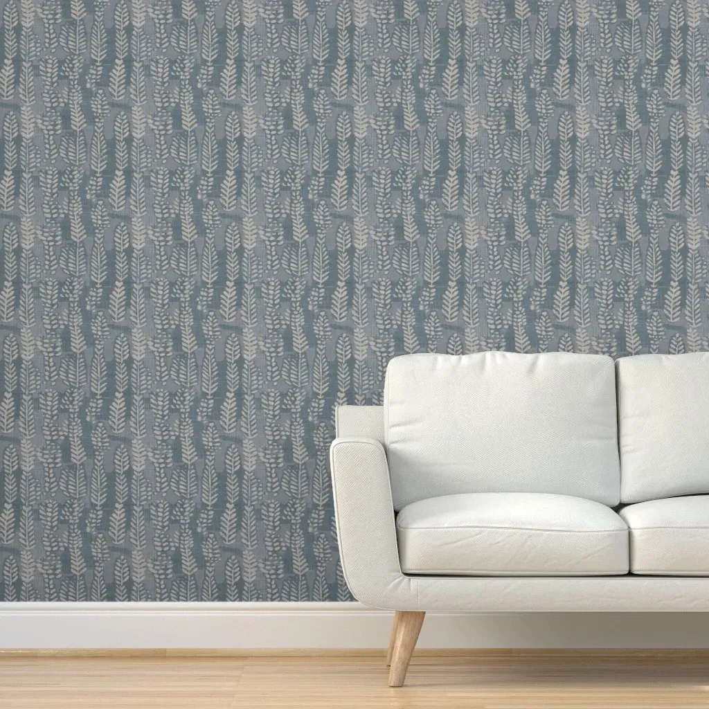 Hali Vintage Indio Peel and Stick Wallpaper - Dusty Blue product