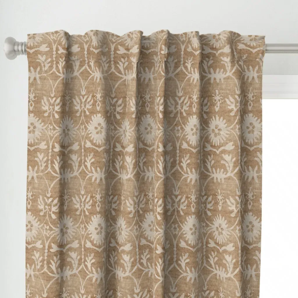 Hali Vintage Maia Curtain Panel - Beige alternate view