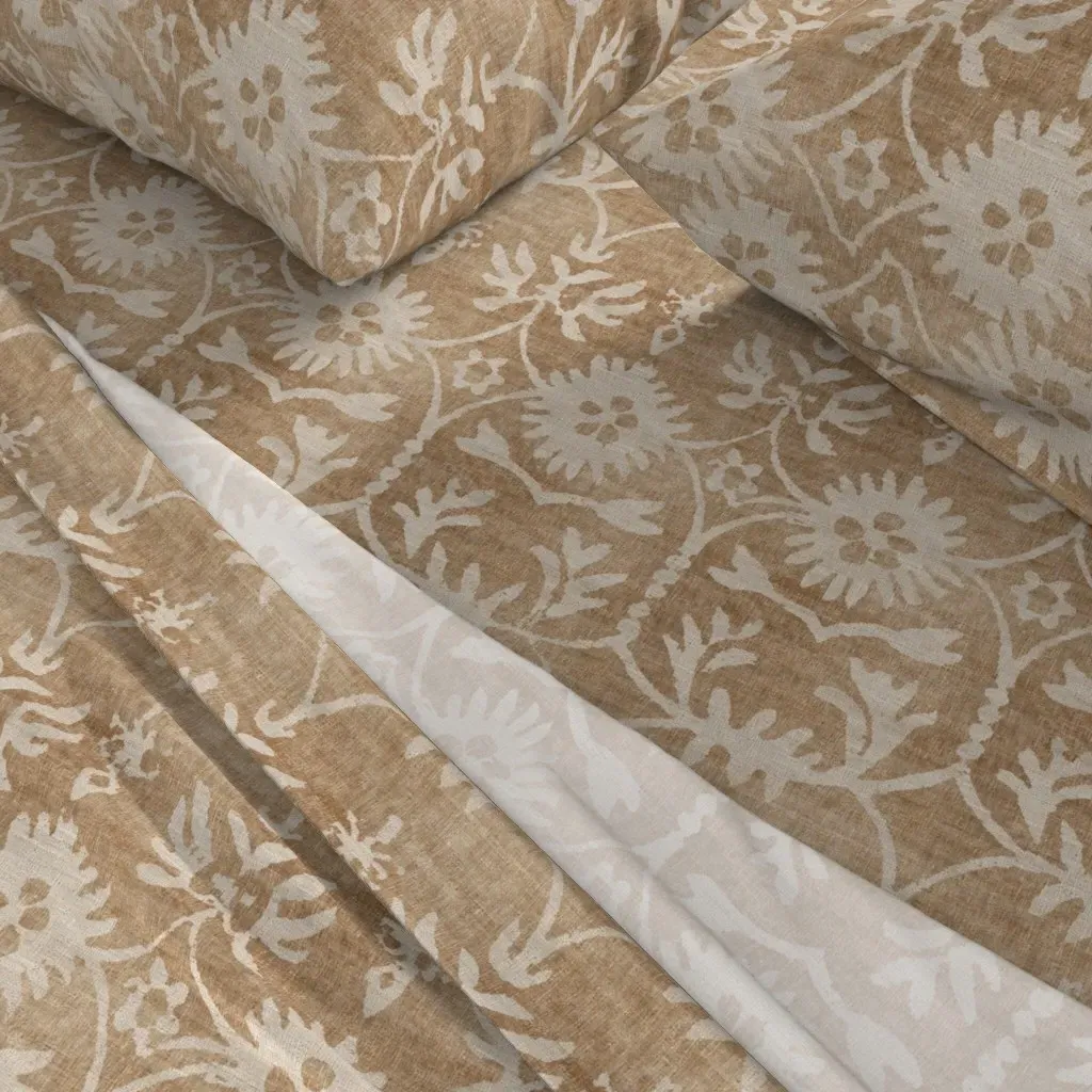 Hali Vintage Maia Twin XL Sheet Set - Beige alternate view