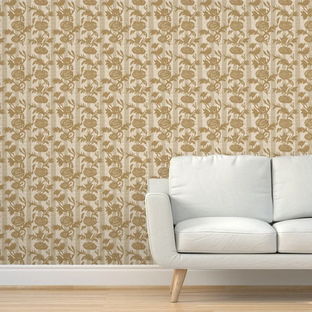 Hali Vintage Peel and Stick Wallpaper - Gold product