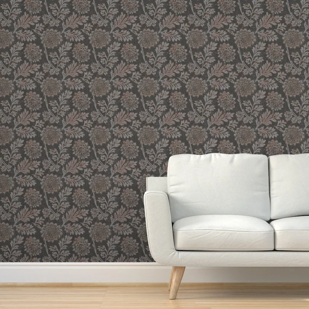 Hali Vintage Pemberley Peel and Stick Wallpaper - Dusty Rose product